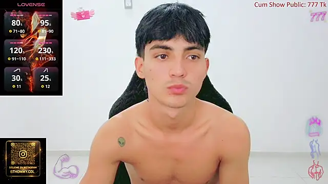 Snapshot of Thommy_cute chatting on June 9, 1:50 am Thommy cute online show from June 9, 1:50 am