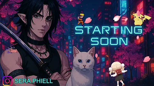 Snapshot of Seraphiell chatting on February 10, 12:53 am Seraphiell online show from February 10, 12:53 am