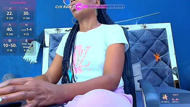 ebony  jheim online show from October 23, 12:04 pm