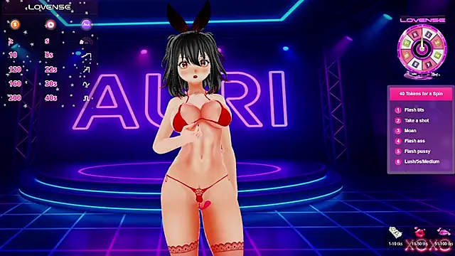 Auri Hikaru online show from February 6, 2:24 pm