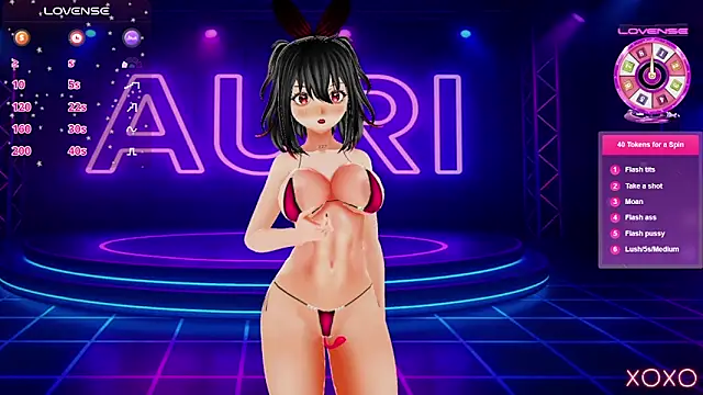 Auri Hikaru online show from January 14, 7:39 pm
