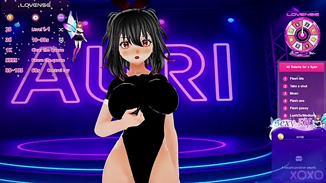 Auri Hikaru online show from March 25, 1:54 pm