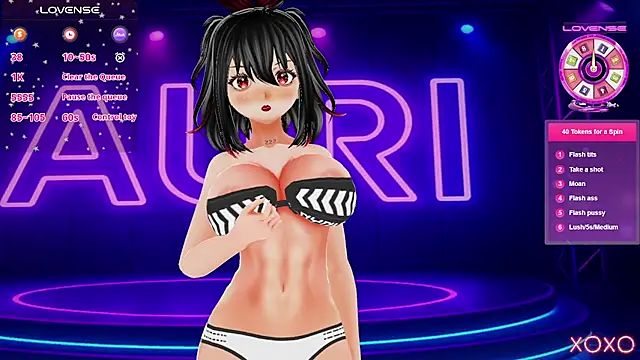 Auri Hikaru online show from October 4, 9:49 pm
