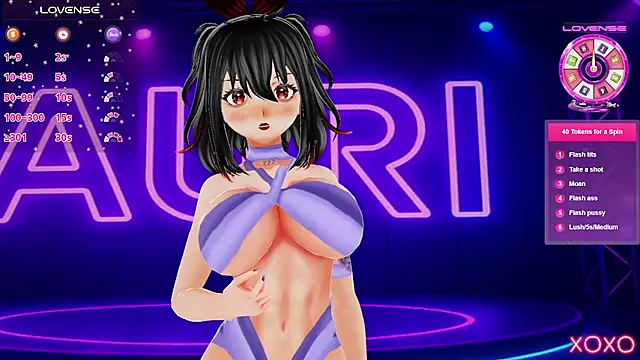 Auri Hikaru online show from October 1, 4:33 pm