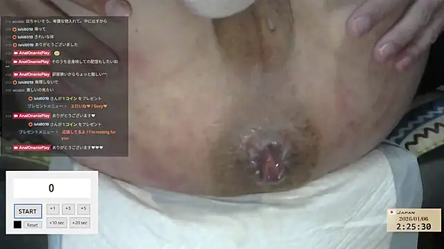 AnalOnaniePlay online show from January 5, 5:27 pm