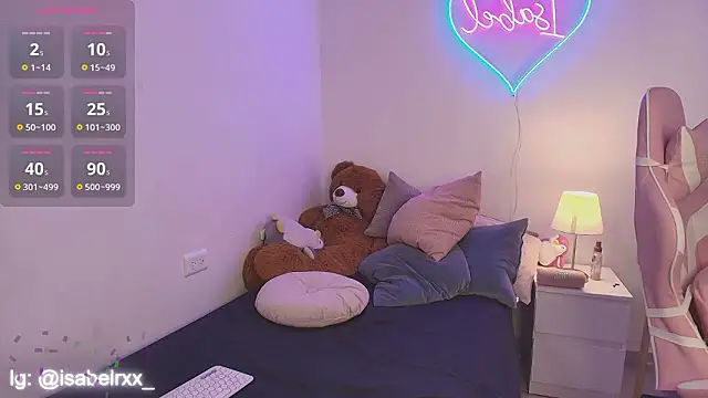 IsabelCortes online show from February 24, 8:10 pm