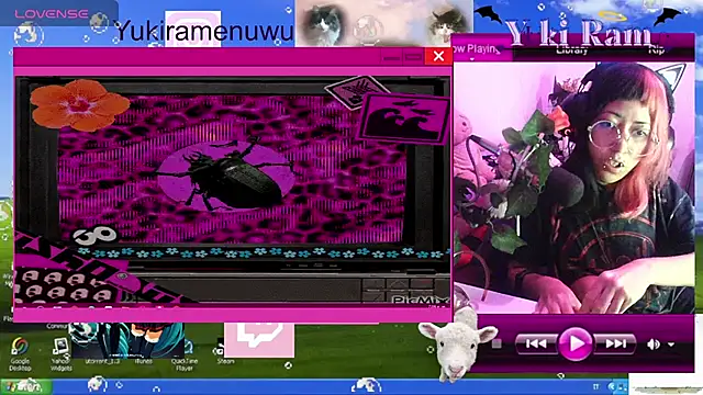 Snapshot of YukiRam chatting on November 11, 1:11 am YukiRam online show from November 11, 1:11 am