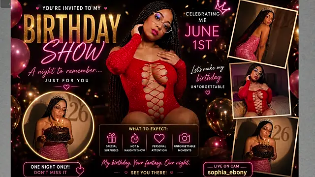 Sophia Ebony online show from May 30, 12:11 pm