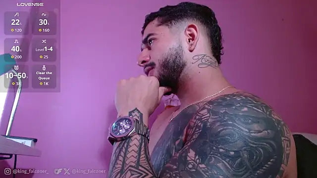 king falconer online show from April 12, 1:20 am