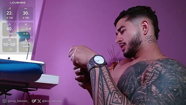 king falconer online show from March 25, 3:50 am