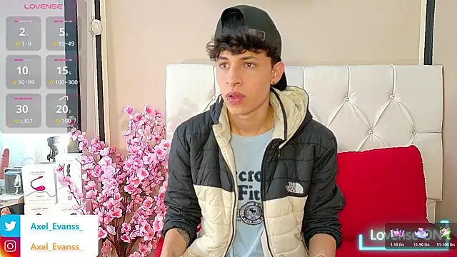 Axel  Evans online show from October 17, 12:29 pm
