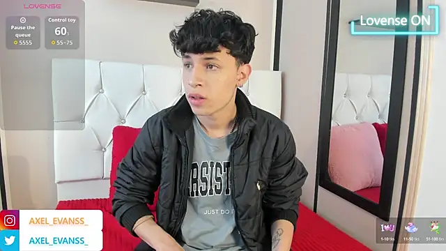 Axel  Evans online show from September 23, 12:34 pm