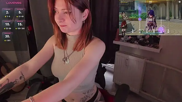 Snapshot of Melante chatting on October 19, 1:36 pm Melante online show from October 19, 1:36 pm