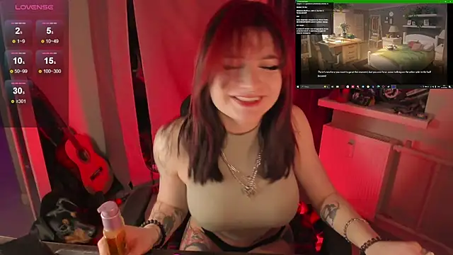 Snapshot of Melante chatting on February 17, 12:52 am Melante online show from February 17, 12:52 am