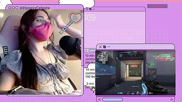 HoneyyCeleste online show from April 29, 6:58 pm
