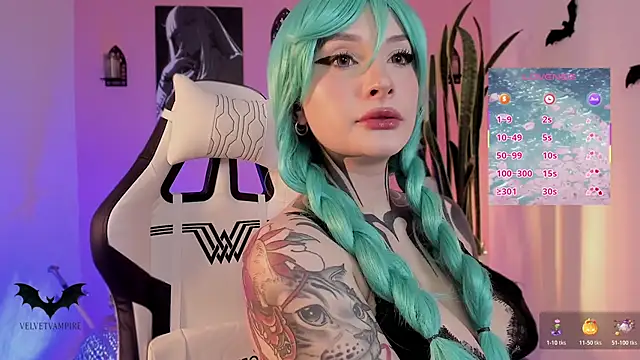 VelvetVampiree online show from November 26, 3:50 am