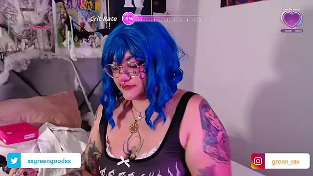 Snapshot of XxGreenGoodxX chatting on October 26, 9:59 pm XxGreenGoodxX online show from October 26, 9:59 pm