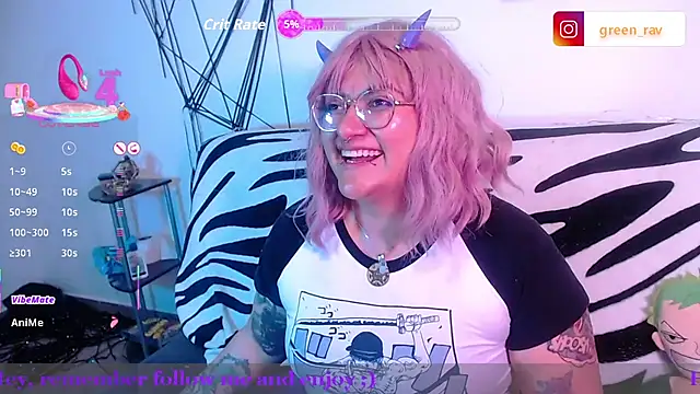 XxGreenGoodxX online show from February 21, 1:29 am