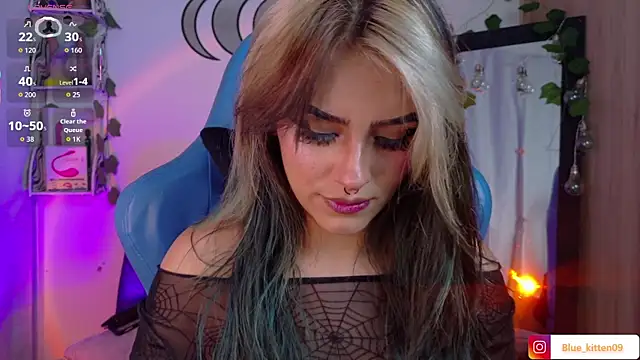 blue kitten online show from January 7, 9:42 pm