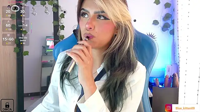 blue kitten online show from February 28, 10:20 pm