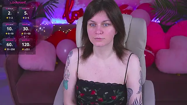 Snapshot of TinaMelt chatting on February 7, 7:22 pm TinaMelt online show from February 7, 7:22 pm