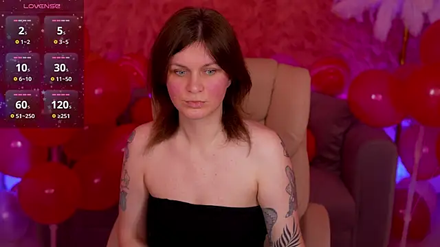 Snapshot of TinaMelt chatting on February 10, 7:46 pm TinaMelt online show from February 10, 7:46 pm