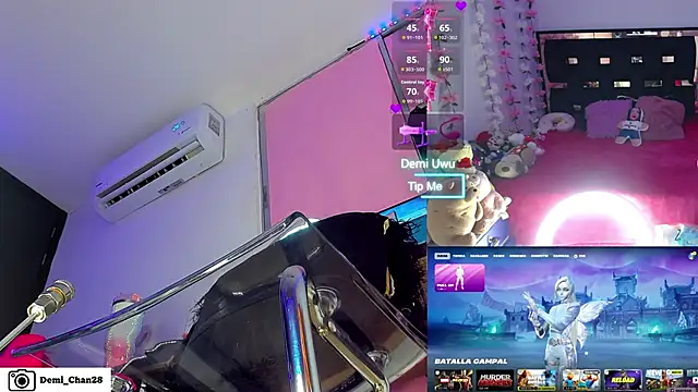 demi chan online show from March 26, 9:18 am