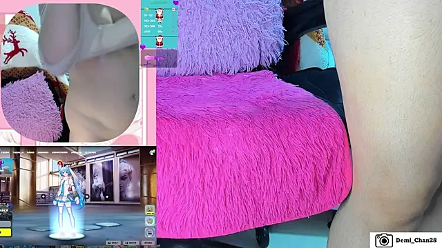 demi chan online show from December 23, 7:18 am