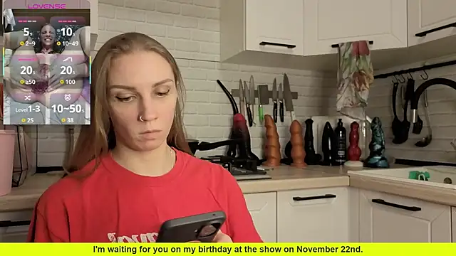 Snapshot of Edena_ chatting on November 9, 7:51 pm Edena online show from November 9, 7:51 pm