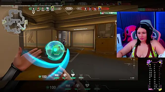Snapshot of Allison_GAMERS chatting on October 9, 7:25 pm Allison GAMERS online show from October 9, 7:25 pm