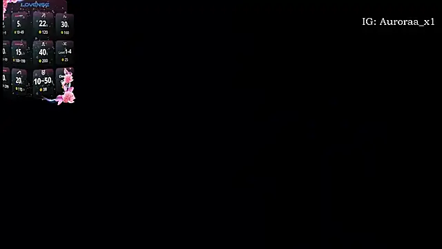 Auroraa x1 online show from September 13, 7:25 pm