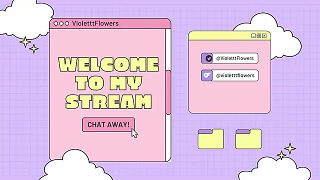 Snapshot of violetttflowers chatting on April 11, 2:19 am violetttflowers online show from April 11, 2:19 am