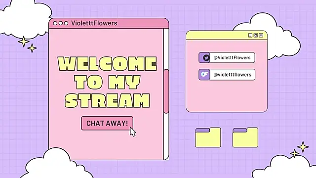 Snapshot of violetttflowers chatting on May 28, 5:52 pm violetttflowers online show from May 28, 5:52 pm