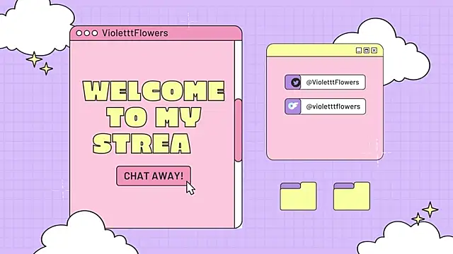 Snapshot of violetttflowers chatting on June 7, 4:18 am violetttflowers online show from June 7, 4:18 am