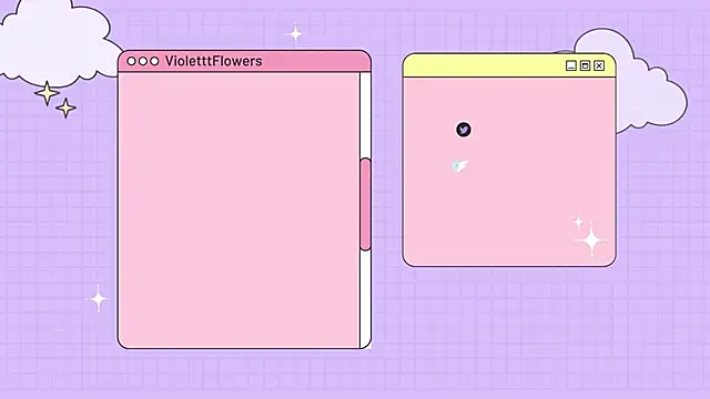 violetttflowers online show from October 25, 4:18 pm