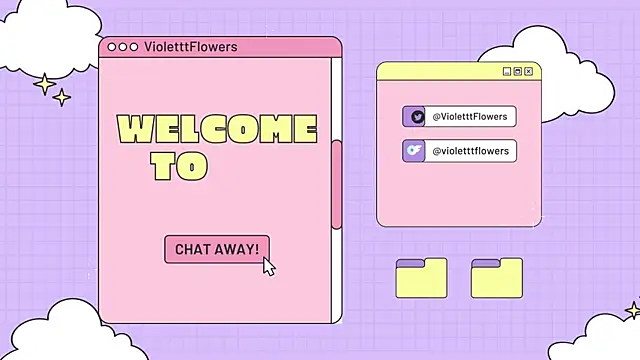 Snapshot of violetttflowers chatting on July 16, 10:23 am violetttflowers online show from July 16, 10:23 am