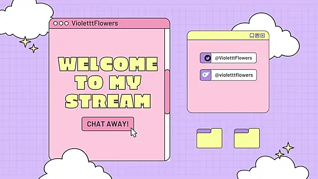 violetttflowers online show from March 23, 8:30 pm