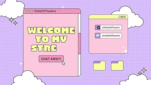 Snapshot of violetttflowers chatting on May 19, 1:43 am violetttflowers online show from May 19, 1:43 am
