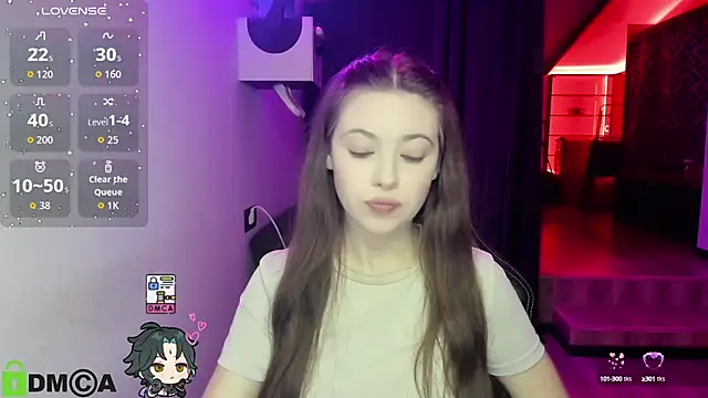Snapshot of AmourLily chatting on October 2, 6:39 am AmourLily online show from October 2, 6:39 am
