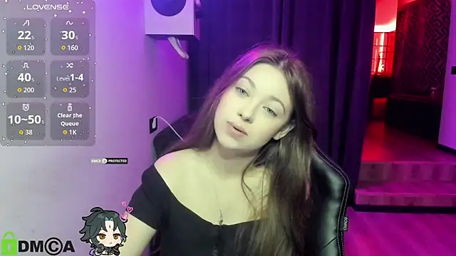 Snapshot of AmourLily chatting on October 5, 6:26 am AmourLily online show from October 5, 6:26 am