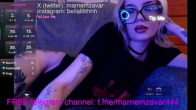 marnemzavar444 online show from June 25, 7:30 pm