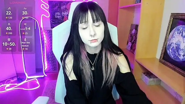 Snapshot of AmamiDark chatting on October 10, 1:06 am AmamiDark online show from October 10, 1:06 am