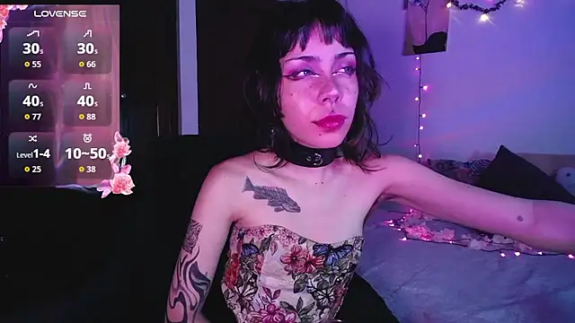 Snapshot of dark__nymph chatting on January 10, 12:17 am dark nymph online show from January 10, 12:17 am