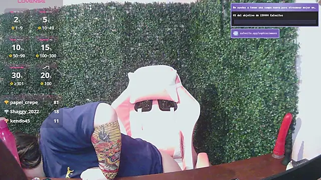 SophieSimmons  online show from September 15, 8:15 am