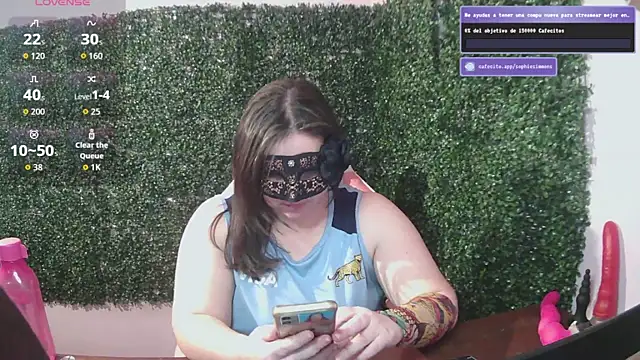 SophieSimmons  online show from September 10, 11:04 pm