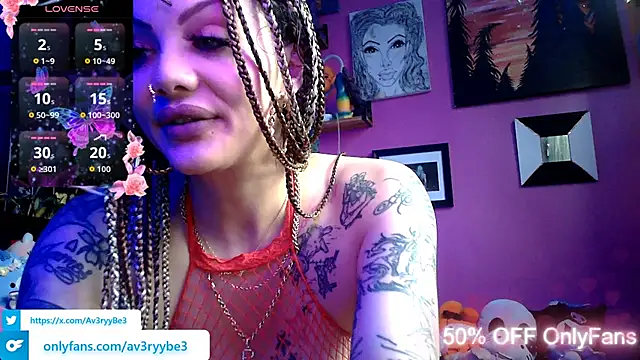 Av3ryyBe3 online show from January 7, 7:19 pm