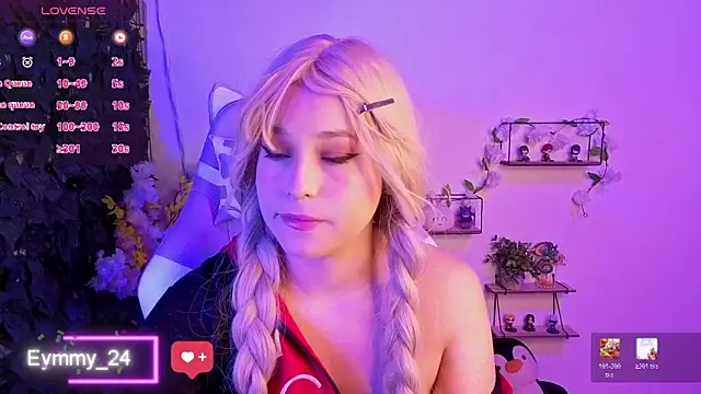 Eymmy 24 online show from April 13, 1:09 am