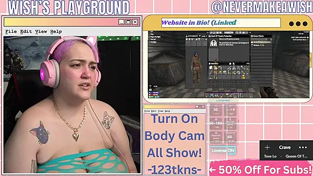 nevermakeawish online show from April 23, 11:05 am