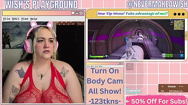 nevermakeawish online show from March 28, 10:16 am