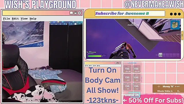 Snapshot of nevermakeawish chatting on March 3, 4:14 pm nevermakeawish online show from March 3, 4:14 pm